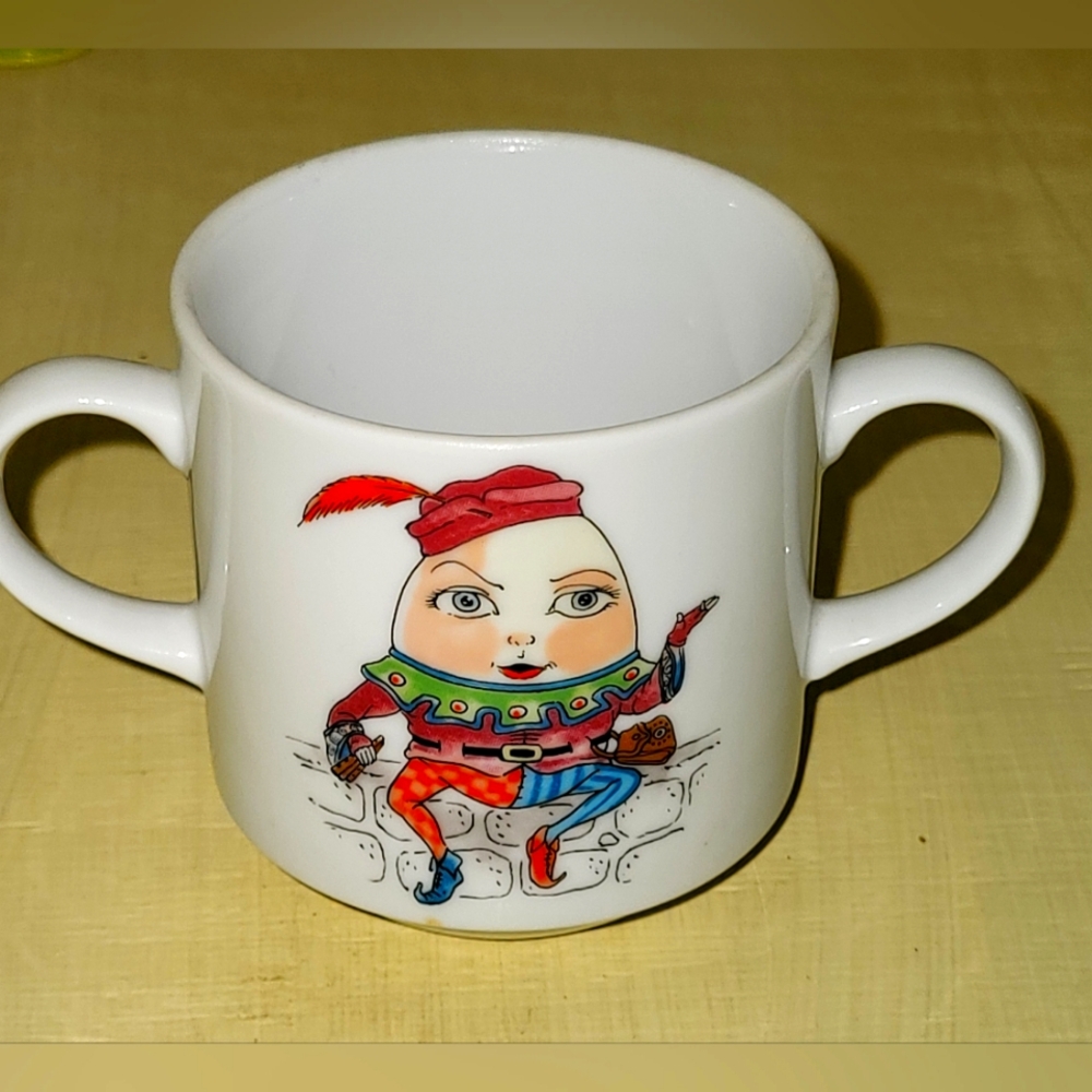 Mother Goose Humpty Dumpty Children's Handled Mug Shafford Tempest